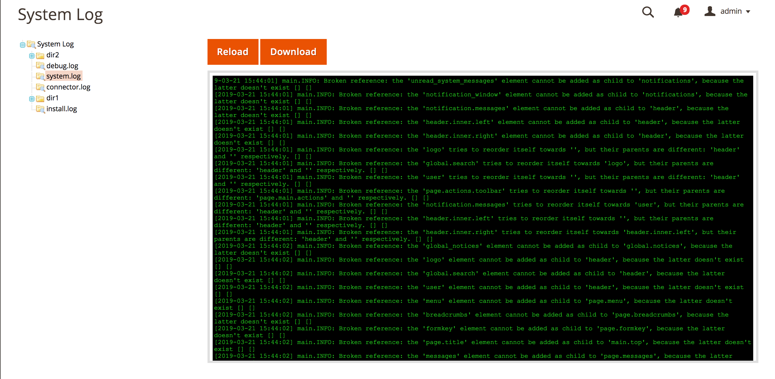 System Logs